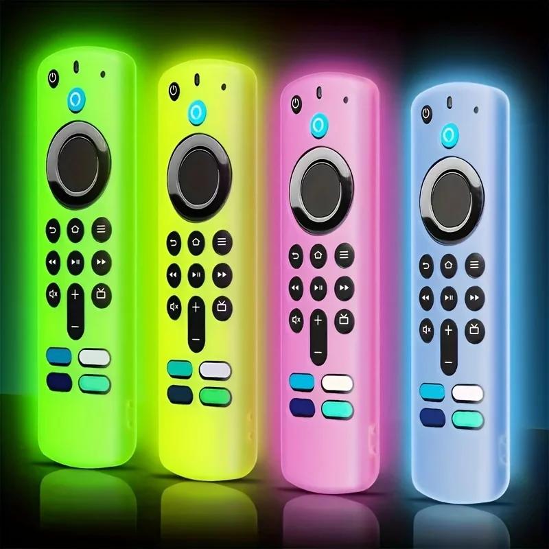 Housse de télécommande lumineuse en Silicone pour télécommande vocale Alexa (3e génération) L5B83G 2
