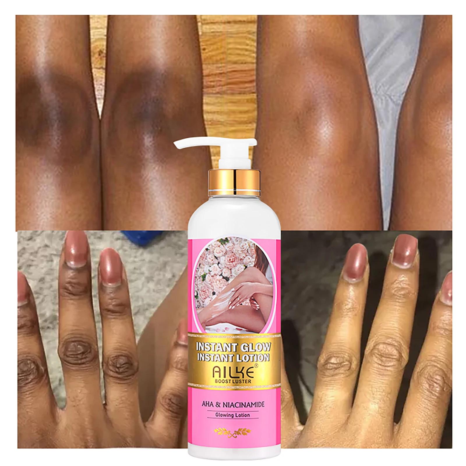 AILKE-Crème éclaircissante pour le corps avec AHA et Niacinamide, hydratante et éclaircissante, pour