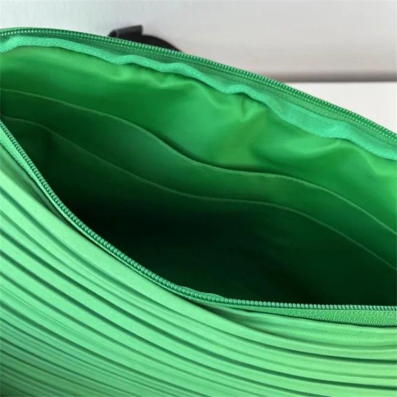 Miyake japonais décontracté sport vent plissé Gyoza sac à bandoulière hommes et femmes avec Simple g