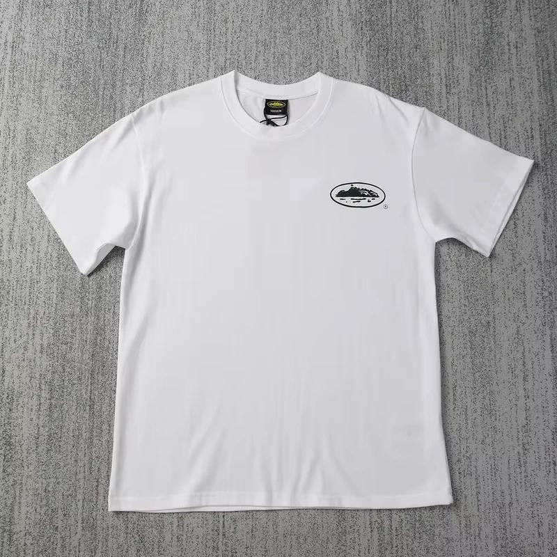 Nouveau T-shirt d'été 2026 à manches courtes imprimé bateau, col rond ample, respirant, demi-manches