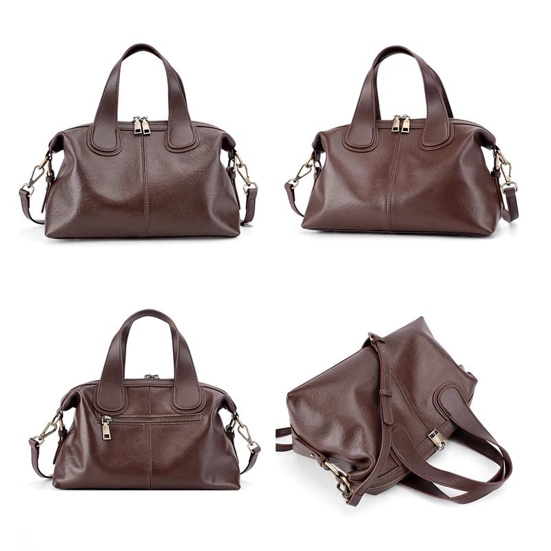Sac à bandoulière en cuir souple de haute qualité pour femmes, nouveau design, sac à main en cuir de