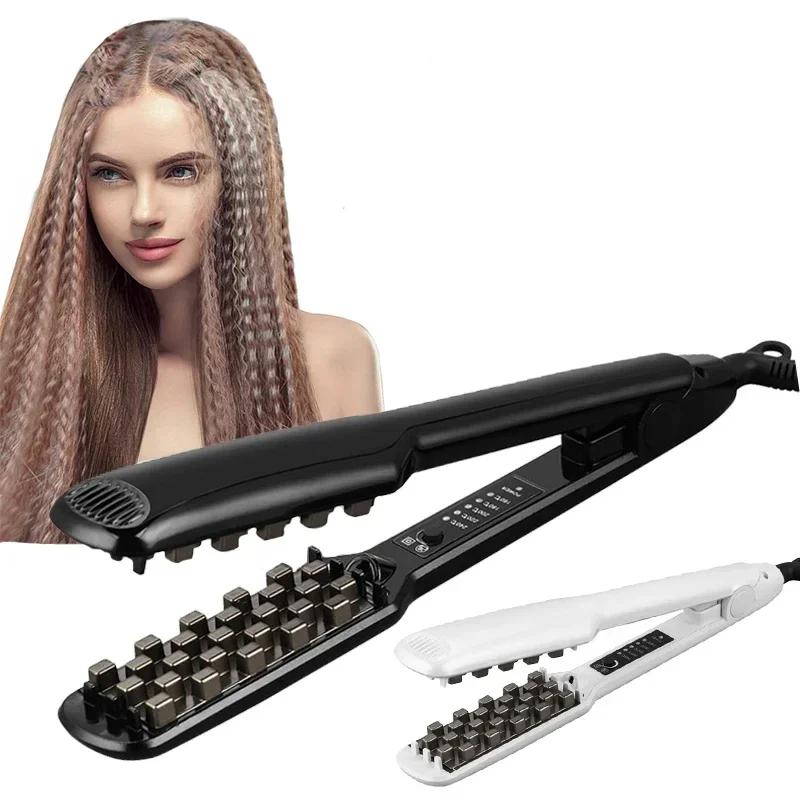 Fer à cheveux volumisant professionnel en céramique, volume de cheveux durable pour cheveux courts o
