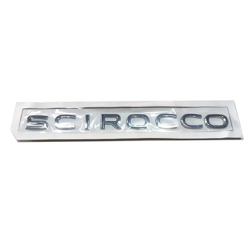 Emblèmes de voiture Scirocco de haute qualité en plastique ABS pour la décoration du coffre