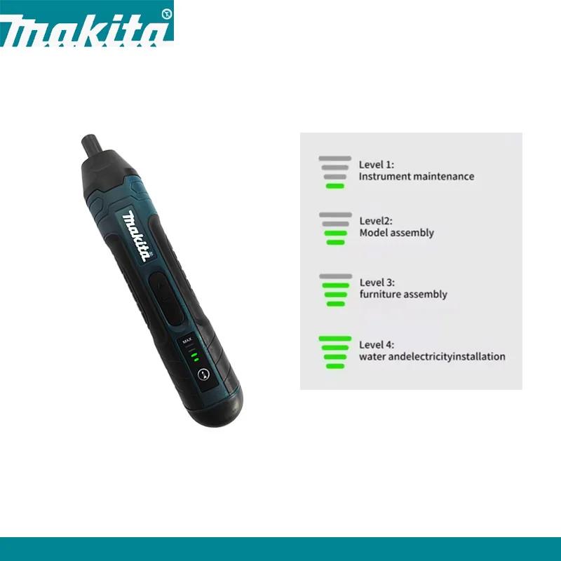 Makita Tournevis électrique sans fil - Perceuse électrique rechargeable 1300 mAh Outil de démontage 