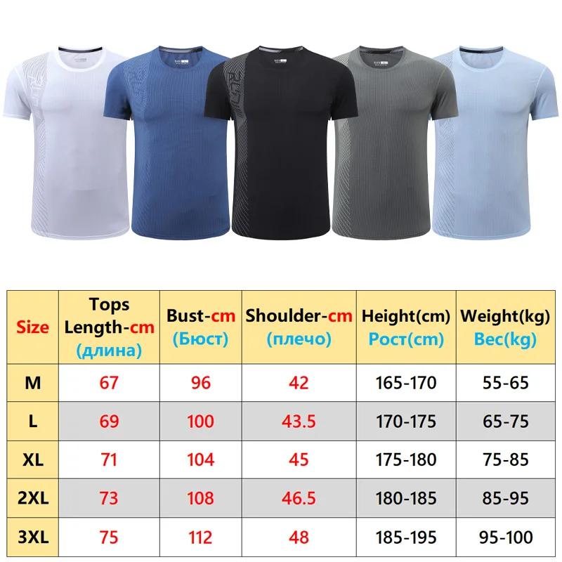 T-shirt à Manches Courtes en Maille pour Homme, Vêtement de dehors, de Course, de Musculation, d'Ent