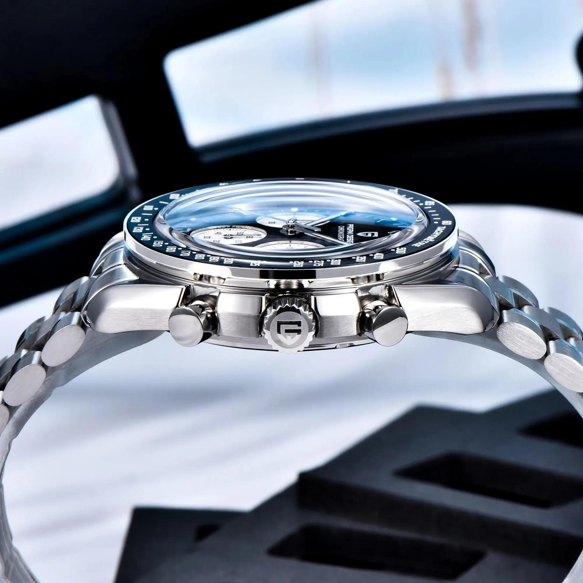 PAGANI DESIGN 2026 Nouvelles Montres pour Hommes Panda Moon Watch Montre à Quartz de Luxe pour Homme