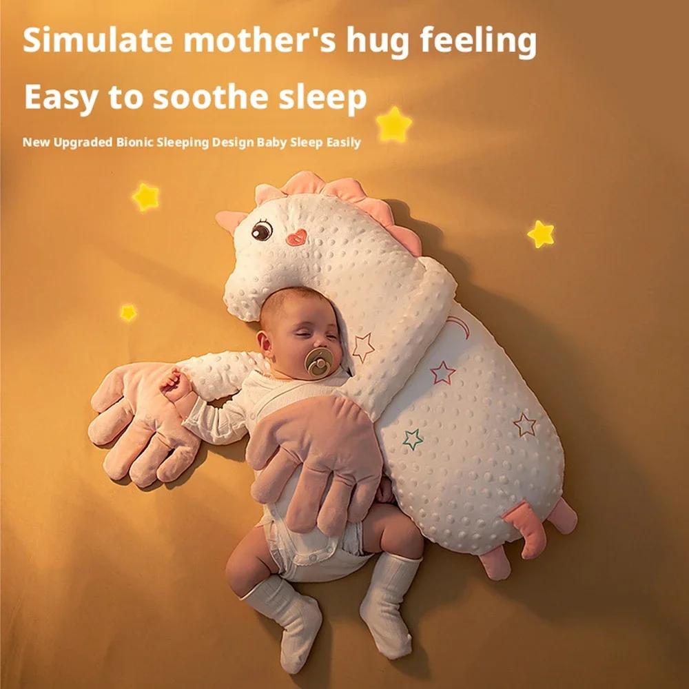 Oreiller électrique pour bébé, avec paume apaisante, télécommande, oreiller pour les mains, oreiller