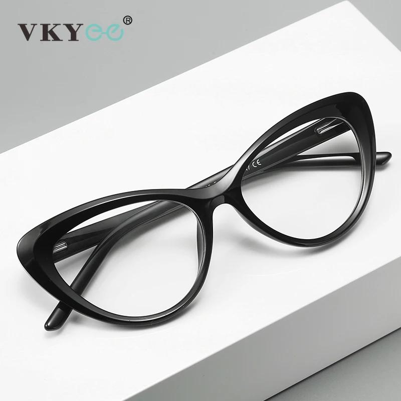 VICKY mode oeil de chat femmes lecture lunettes montures pour lumière bleue bloquant Prescription op
