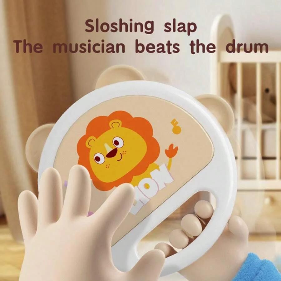 Tambourin à claquettes pour bébés, délicat, pour enfants