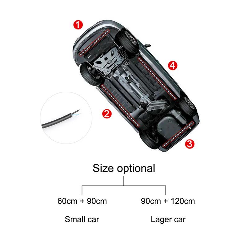 SEAMETAL voiture Flexible sous-éclairage bande LED sous-corps télécommande APP RGB néons lampe d'amb