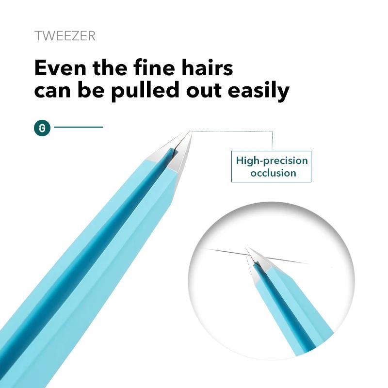 MR.GREEN – pince à sourcils colorée, extracteur de poils fins, en acier inoxydable, pinces à sourcil