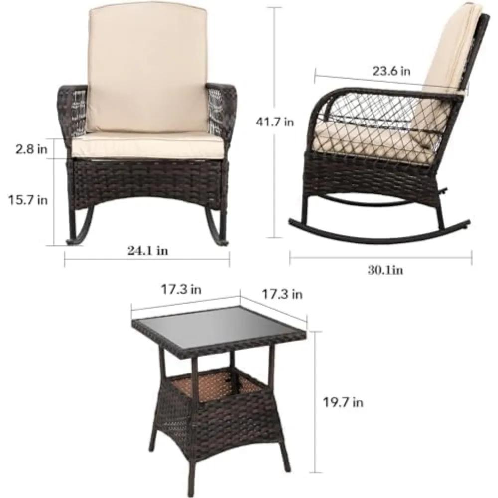 Ensemble de meubles de Patio, chaise d'extérieur en rotin, canapé en osier, ensembles de Conversatio
