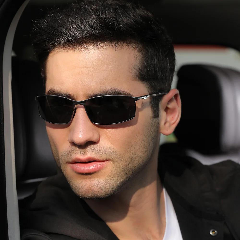 Lunettes de soleil polarisées pour hommes, verres de conduite, couleur, Vision nocturne, cyclisme su