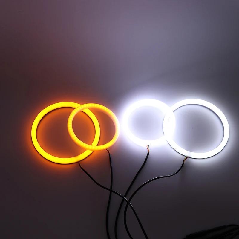 Switchback coton lumière LED oeil d'ange double couleur pour BMW E60 E61 520i 525i 530i 540i 545i 55