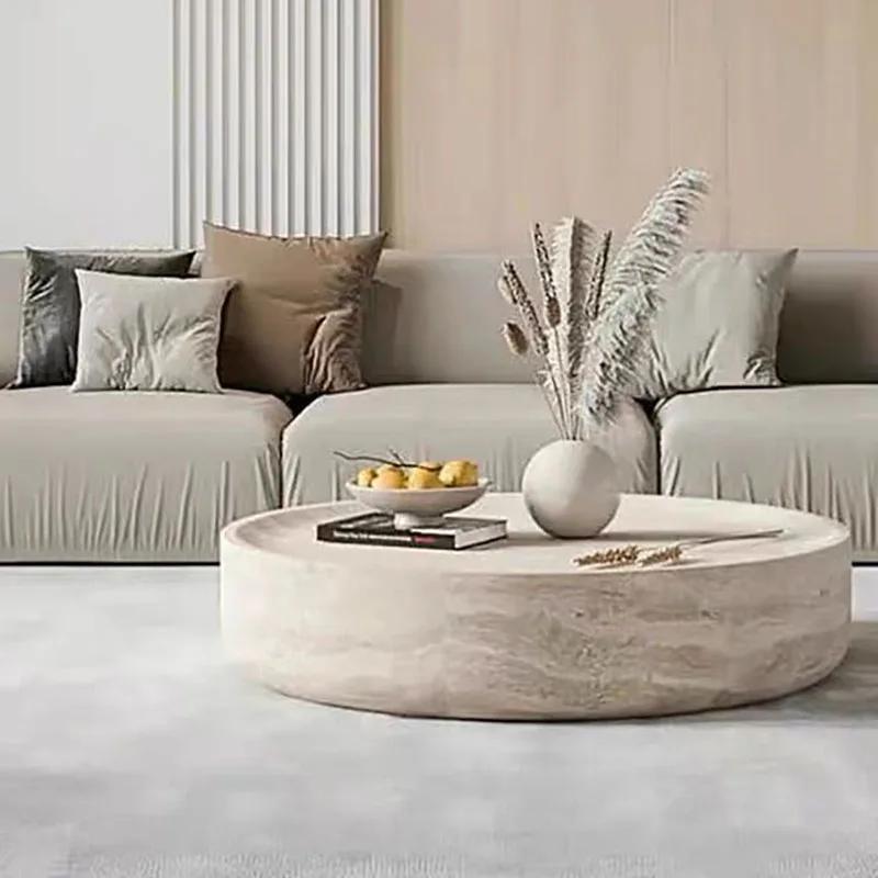 Table d'appoint ronde moderne claire japonaise industrielle Simple mignon gain de place Table basse 