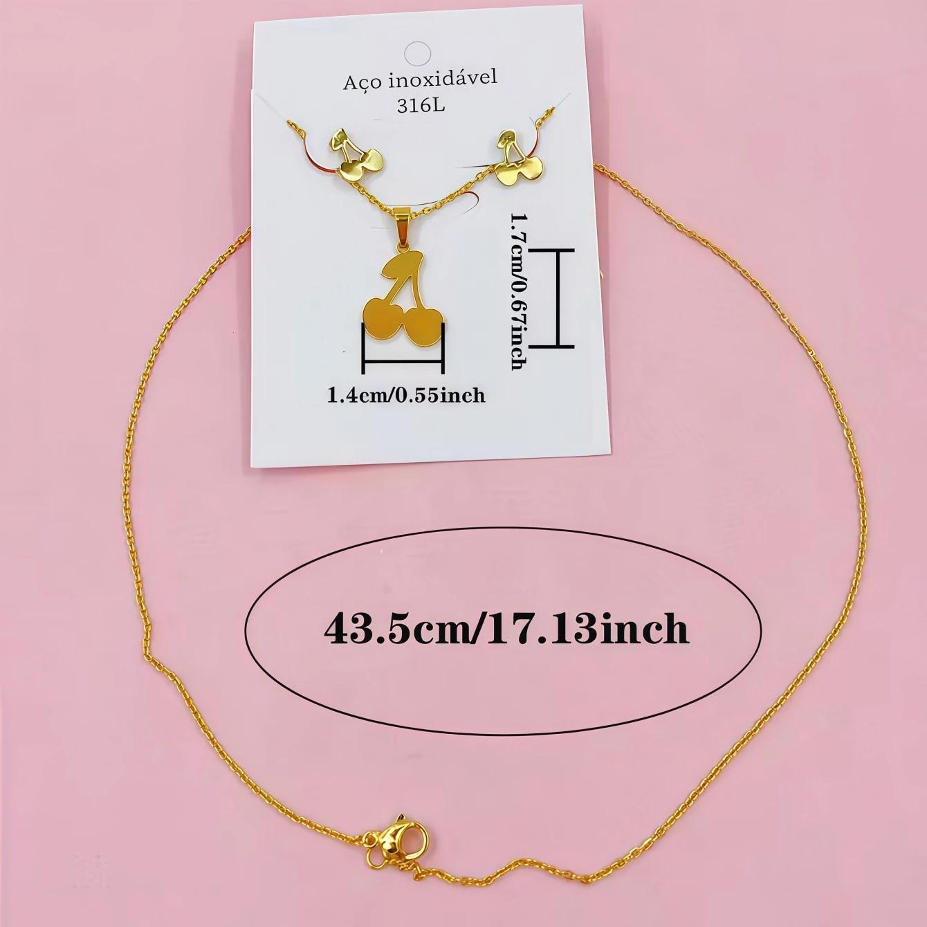 10 ensembles de boucles d'oreilles et collier en acier inoxydable pour femmes, ensemble de fleurs, c