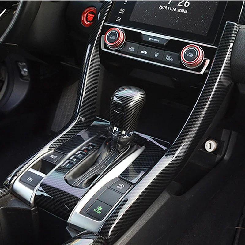 Bandes de panneau de changement de vitesse intérieur de voiture, autocollant de garniture pour Honda