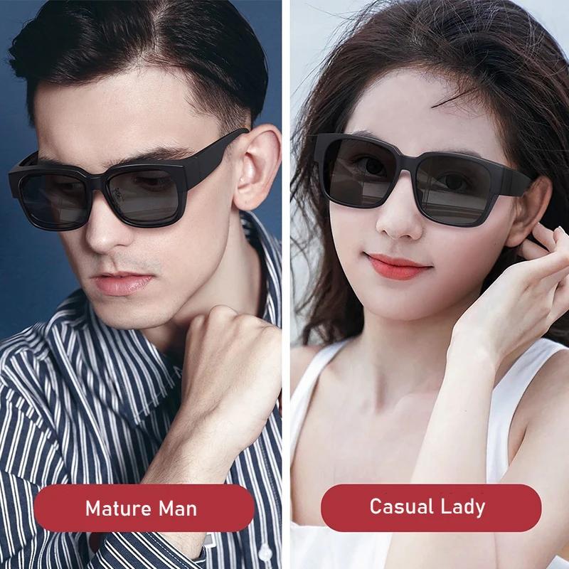 Lunettes de soleil polarisées pour hommes et femmes, verres de Prescription pour myopie, Vintage, vo