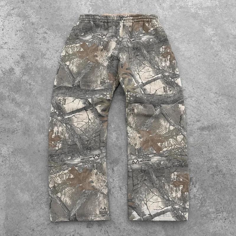 Y2K rétro pantalons de survêtement motif de Camouflage imprimé Streetwear hommes harajuku rue Hip Ho