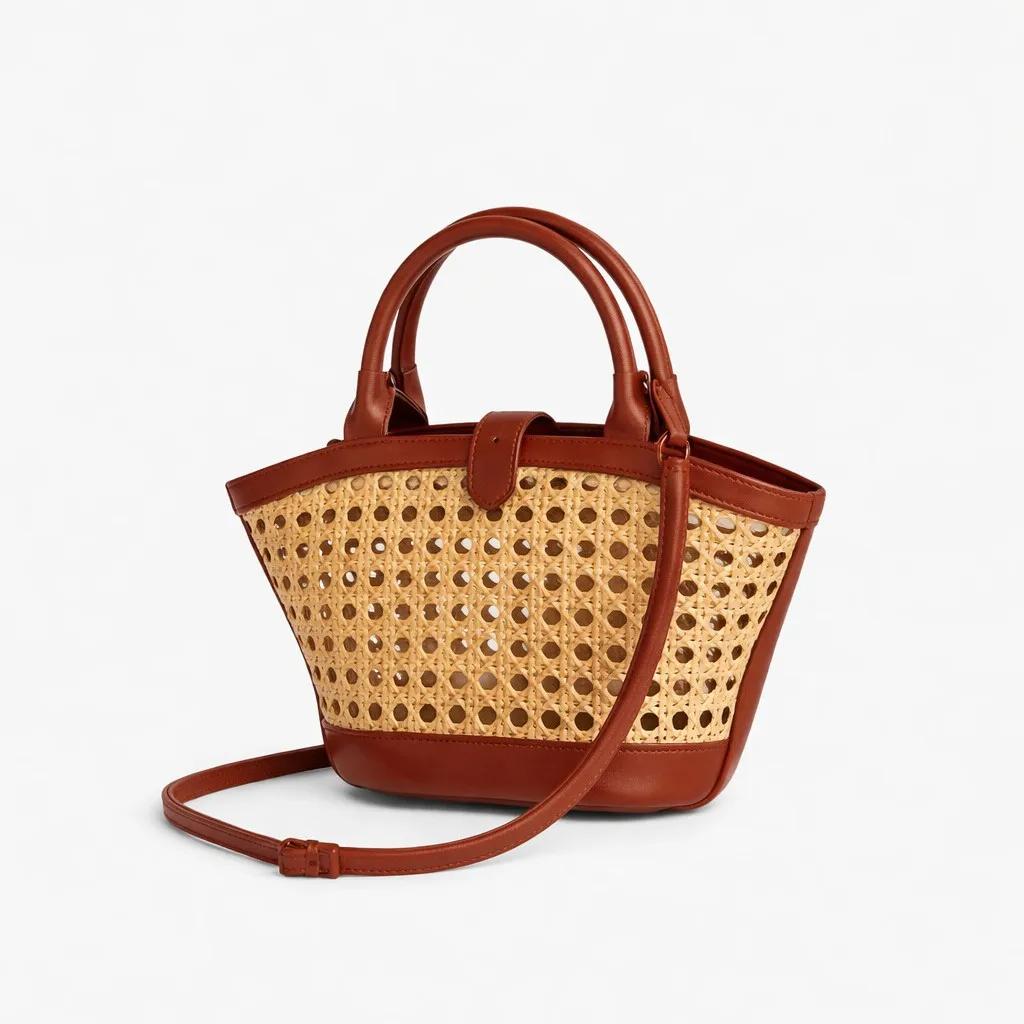Sac à langer de luxe tendance pour femme, sac à bandoulière élégant en cuir grande capacité, style c