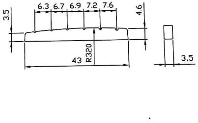 Écrou de guitare électrique en laiton massif et métal, 1 pièce, 42mm 43mm pour guitare électrique de