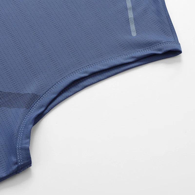 YJKVUR-T-shirt de sport respirant à séchage rapide pour hommes, haut précieux, vêtements de basket-b