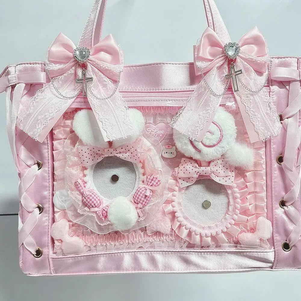Accessoires pour cheveux gothiques pour filles, pince à cheveux queue de cheval en dentelle japonais