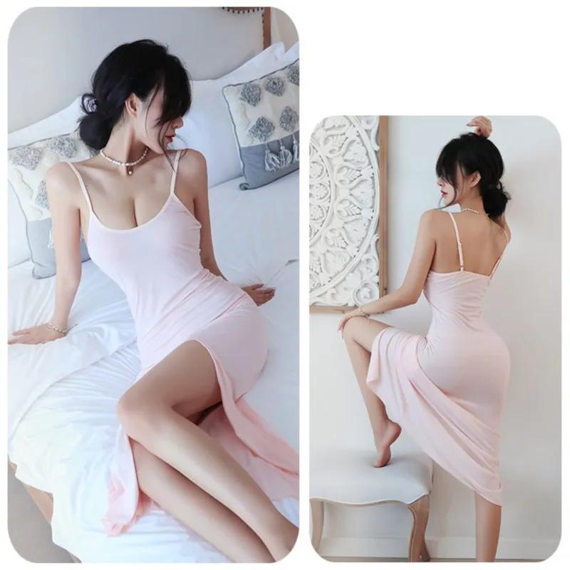 Robe combinaison camisole lisse avec tempérament élégant et coupe ajustée robes décontractées pour f