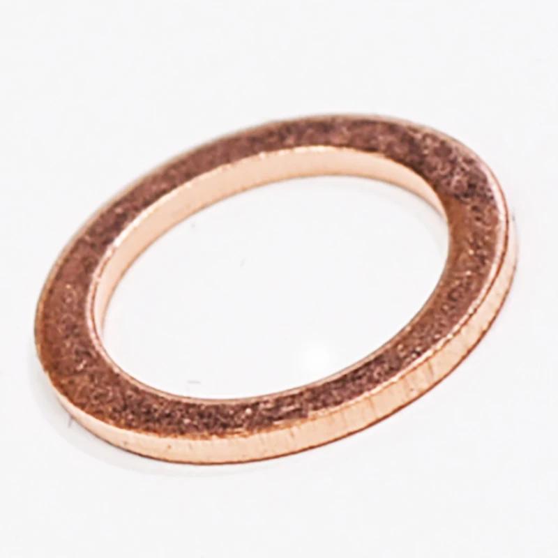 10X 20X M10 10mm moto tressé embrayage tuyau de frein Banjo joint cuivre écrasement rondelle moto tu