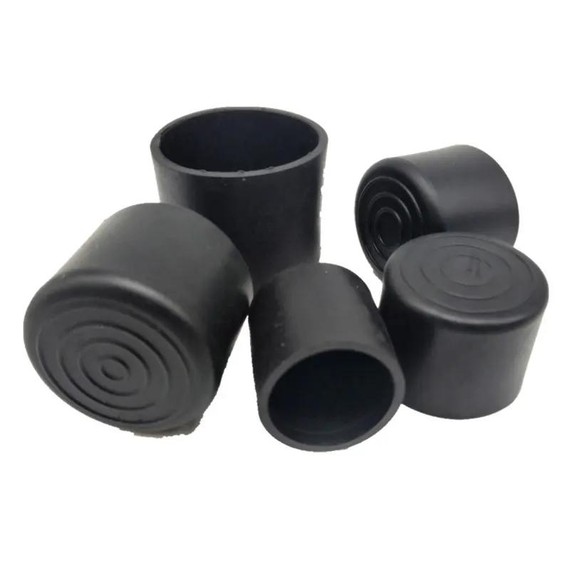Couvre-pieds de chaise rond en caoutchouc et Silicone, couvre-pieds antidérapants, protecteurs de so