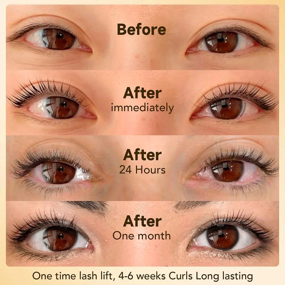 Gollee Kit de permanente de levage de cils durable 4-6 semaines ensemble de levage de cils pour reco
