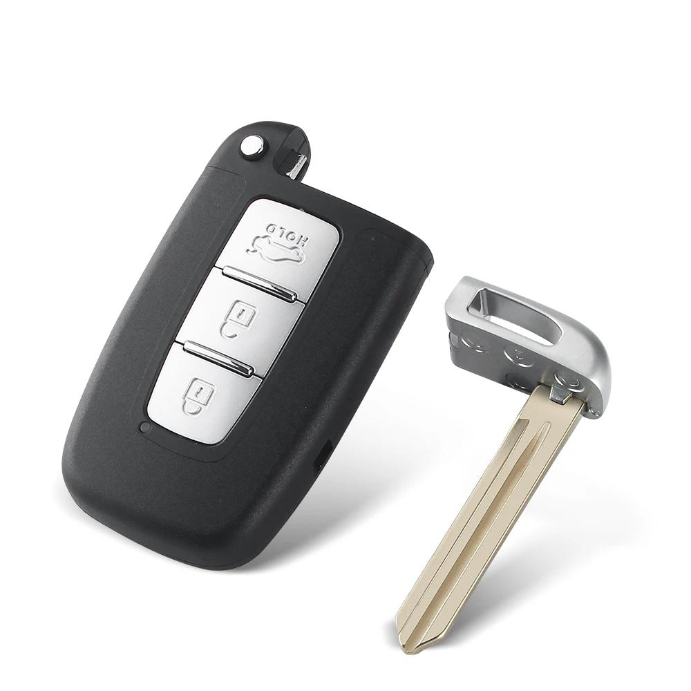 KEYYOU 2/3/4 boutons coque de clé télécommande de voiture intelligente pour Hyundai IX35 Sonata 8 El