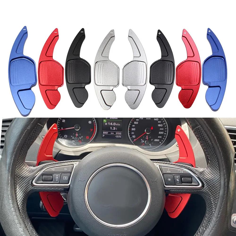 Extension de changement de vitesse pour volant de voiture, 2 pièces, en aluminium, pour AUDI A3 S3 A