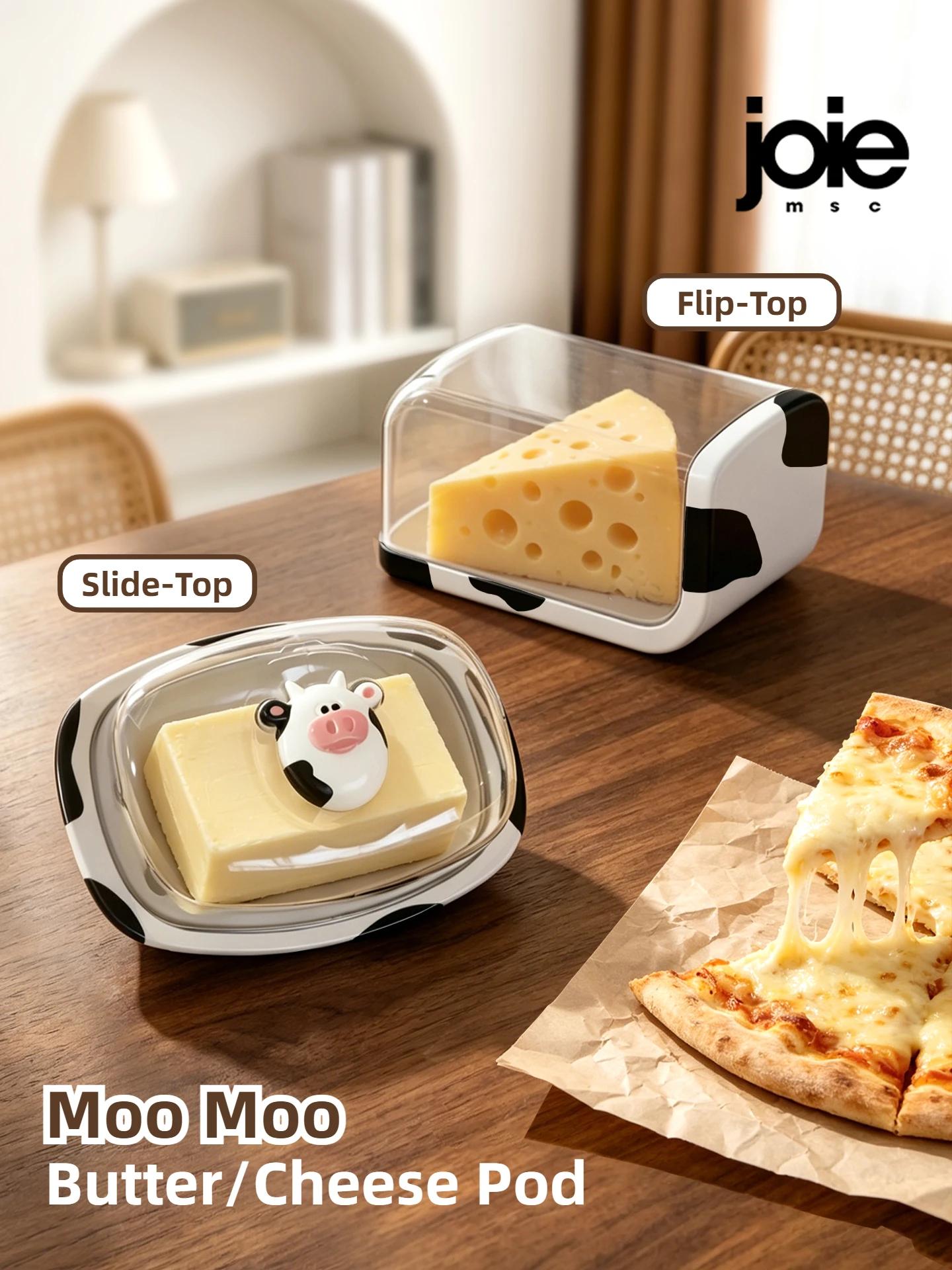 Joie MooMoo plat à beurre avec couvercle récipient à beurre boîte de rangement de beurre pour réfrig