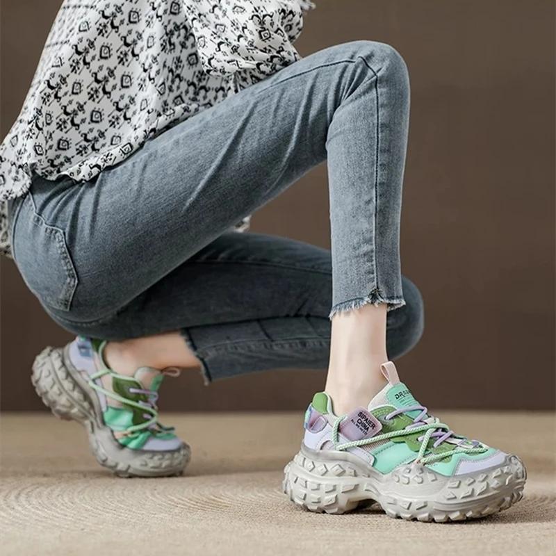 AIYUQI – baskets pour femmes, chaussures décontractées à semelles épaisses, augmentant la taille, gr