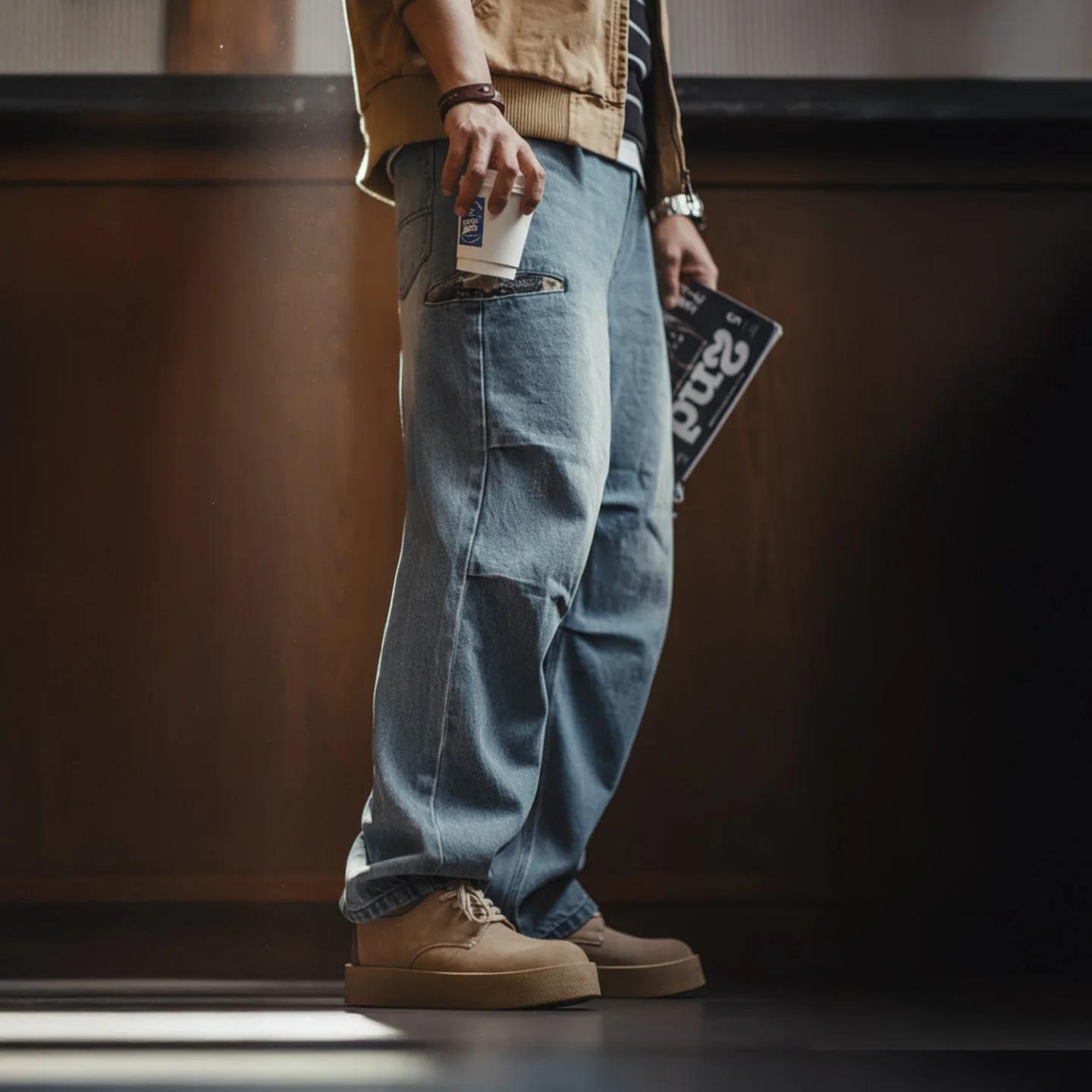 Chaussures Derby rétro pour homme Maden, à semelle épaisse, en daim kaki, bottes basses de désert, l