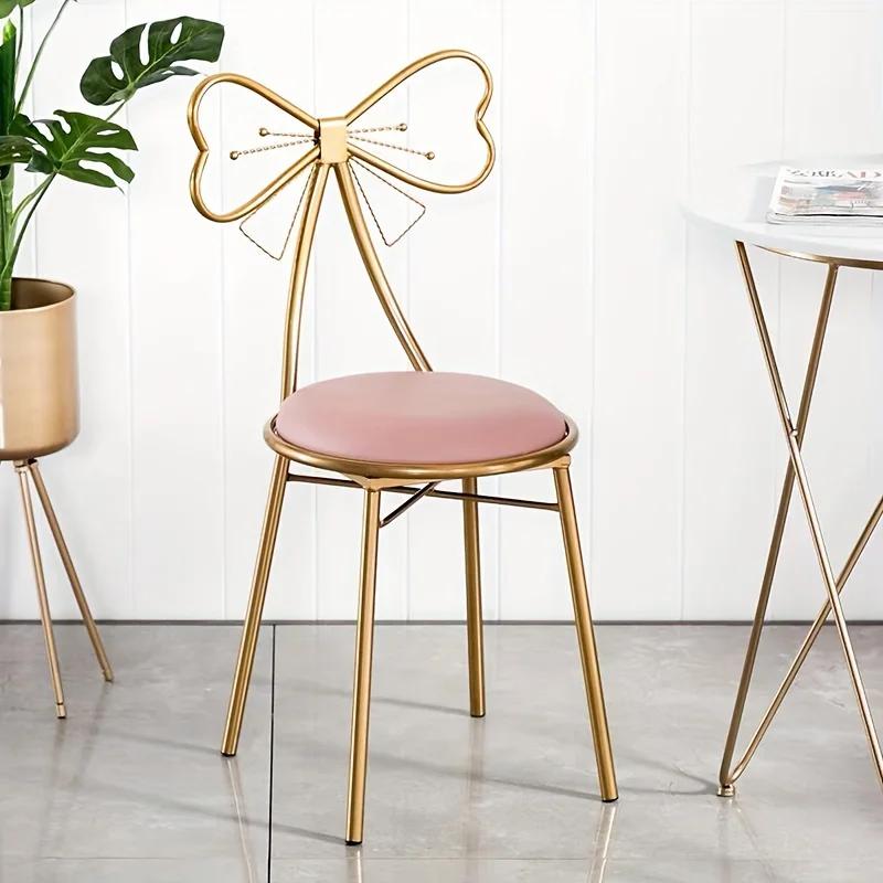 Tabouret de maquillage, tabouret de maquillage, moderne et simple, avec bretelles, coussin de siège,