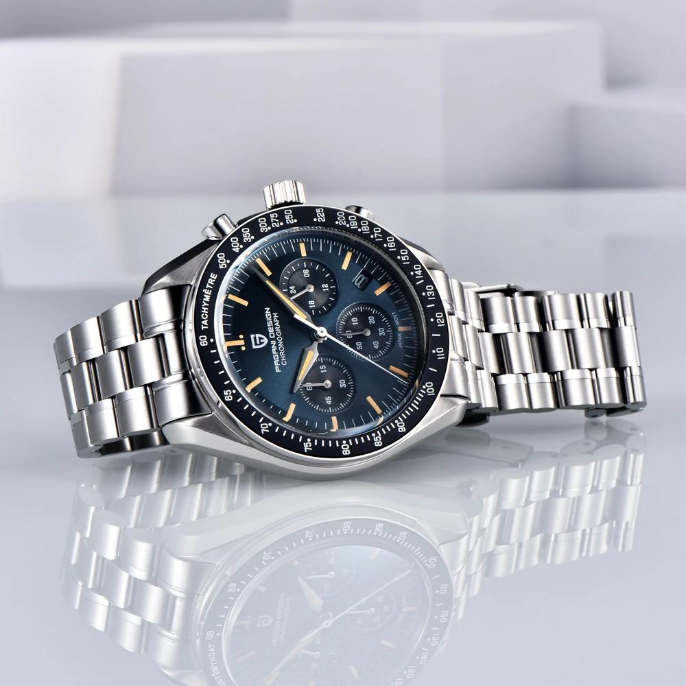 Nouvelle Montre Homme PAGANI DESIGN Moon V6 2026, Montre à Quartz de Luxe pour Homme, Chronographe V