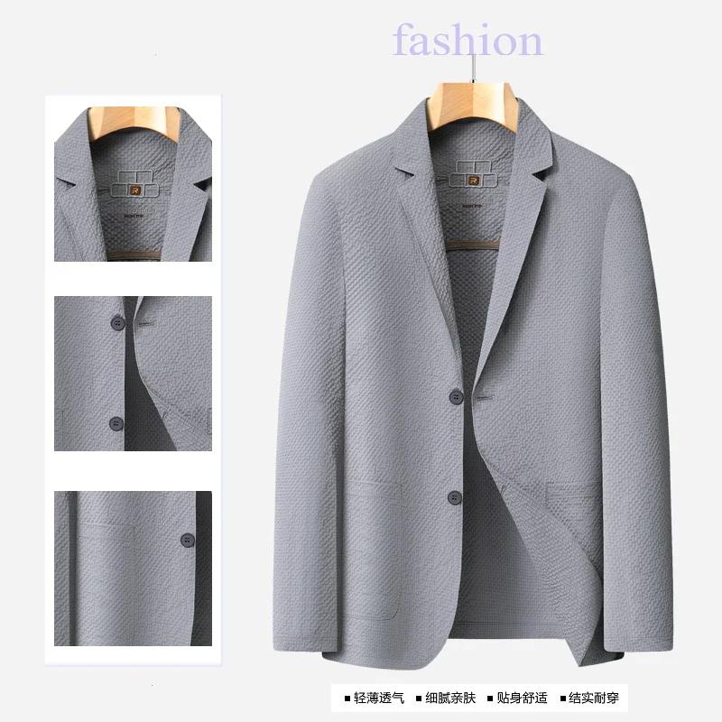 Veste décontractée de protection solaire pour homme de haute qualité, de couleur moyenne à claire, f