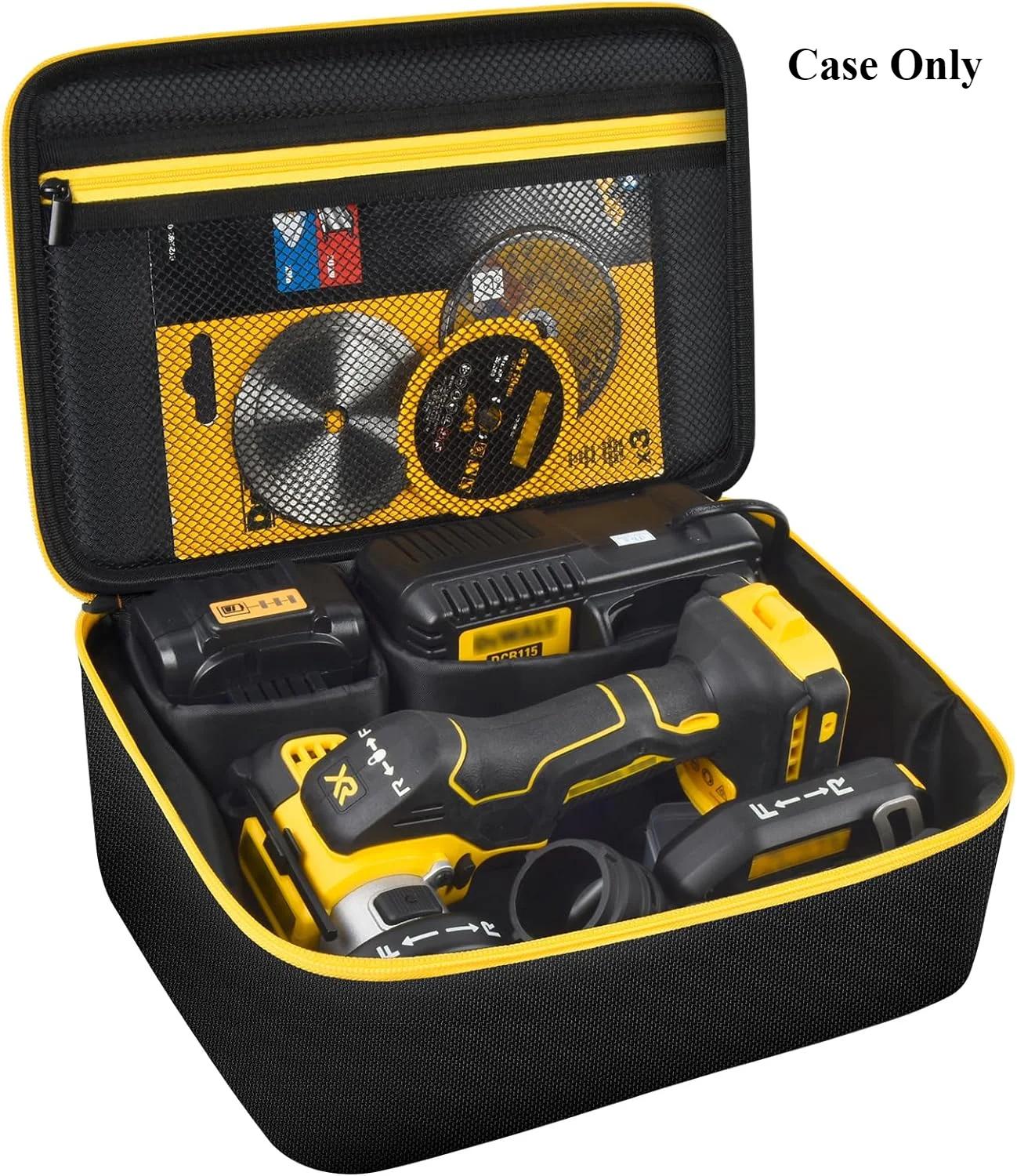 Sac compatible avec DEWALT 20V MAX Cut Off Tool 3 en 1 sans balais (DCS438B), mallette de rangement,