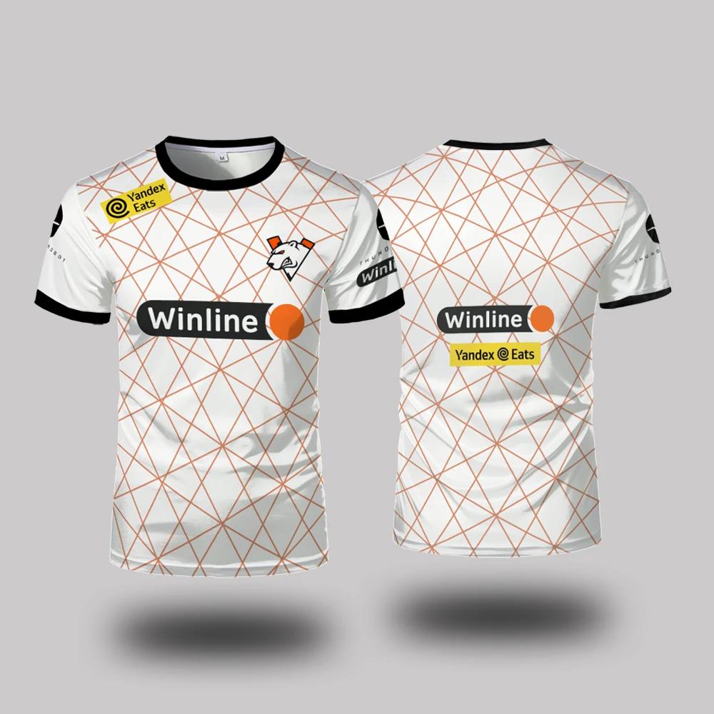 T-shirt décontracté à col rond, uniforme du club Virtus.Pro Esports, pour hommes et femmes, idéal po