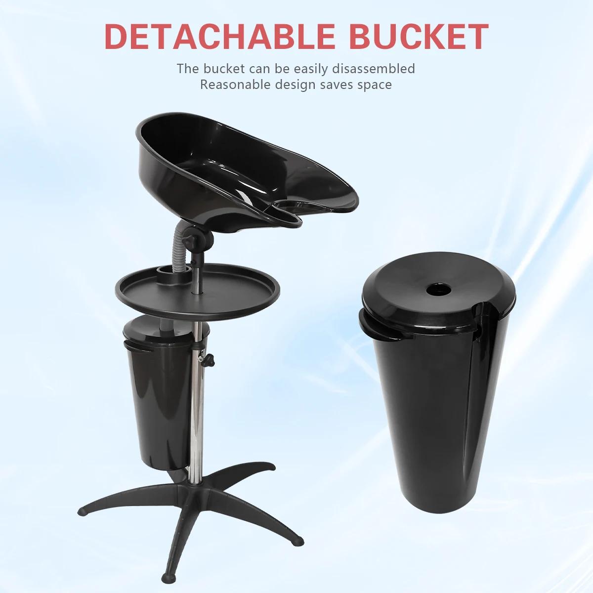 Filles à shampoing portable réglable recommandé, évier de coiffeur, bassin de lavage mobile pour che