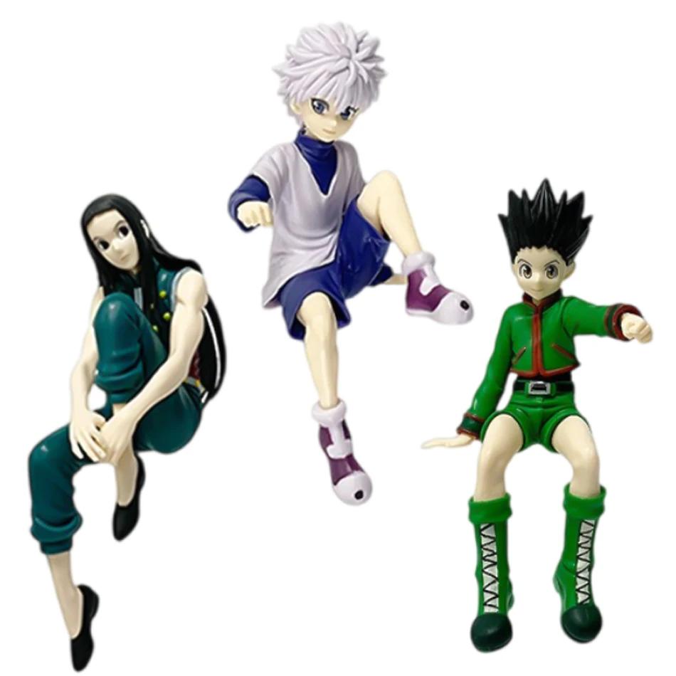 Hunter X Hunter – figurines d'action Anime 11-14cm, Gon Freecss Alluka Zoldyck Chrollo Lucilfer Kura