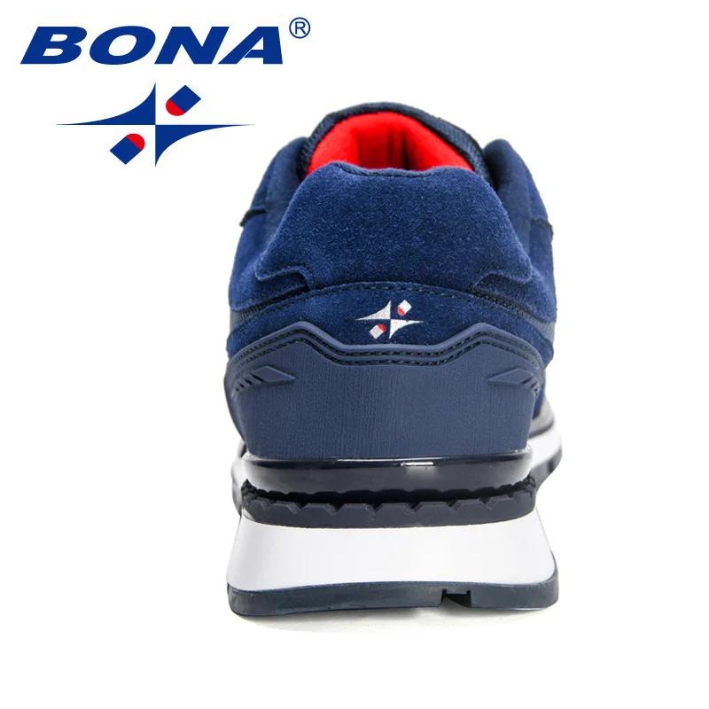 BONA 2022 nouveaux créateurs chaussures de course mode baskets hommes grande taille léger confortabl