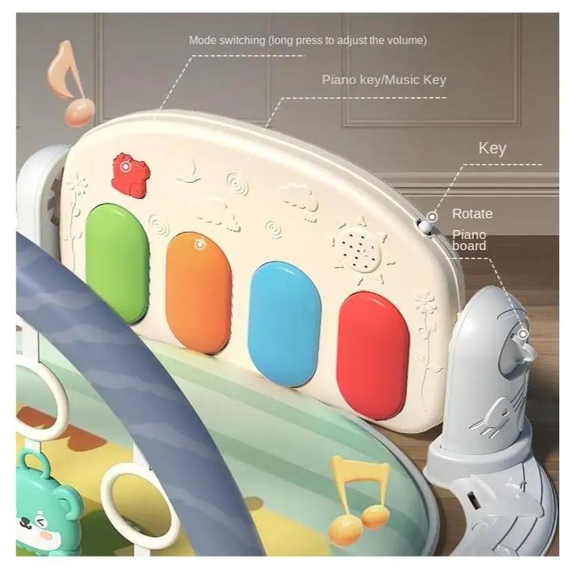 Tapis de jeu multifonctionnel pour bébé, Fitness, activité, gymnastique, sport, éducatif, ramper, jo