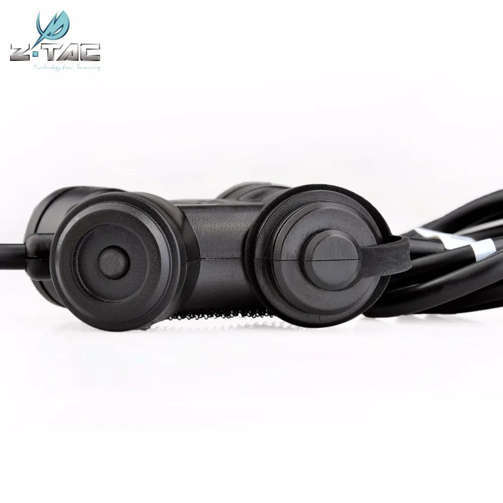 Z-TAC DulMédiateur set Ptt Double Bouton Canal Unique MendMotorola Walperforé talperforé Accessoires