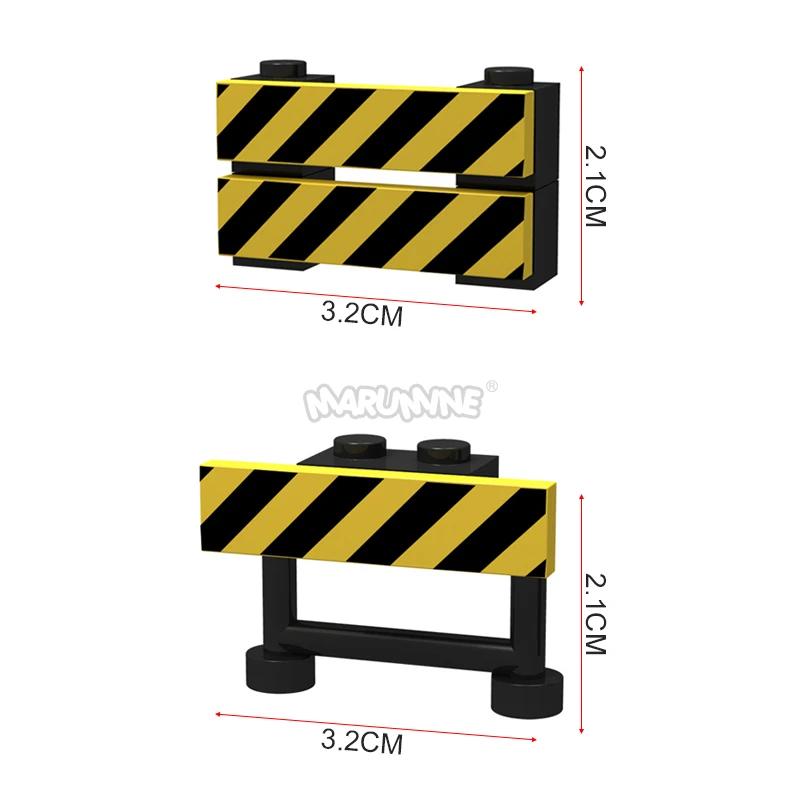 Marumine – mini blocs de construction accessoires bloc MOC panneau lumineux de signalisation routièr