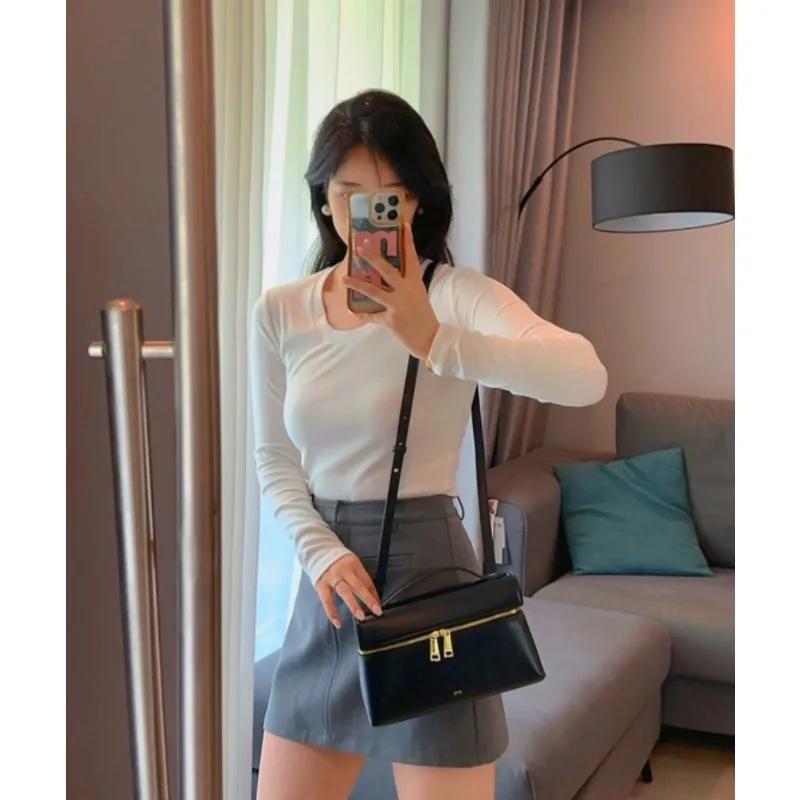 Sac à main en cuir véritable JW PEI, sac bandoulière pour un usage quotidien, sac à main simple, sac