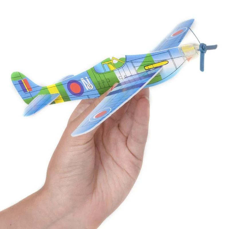 Enfants bricolage lancer à la main planeur volant avions jouets de plein air faveurs de fête Avion P