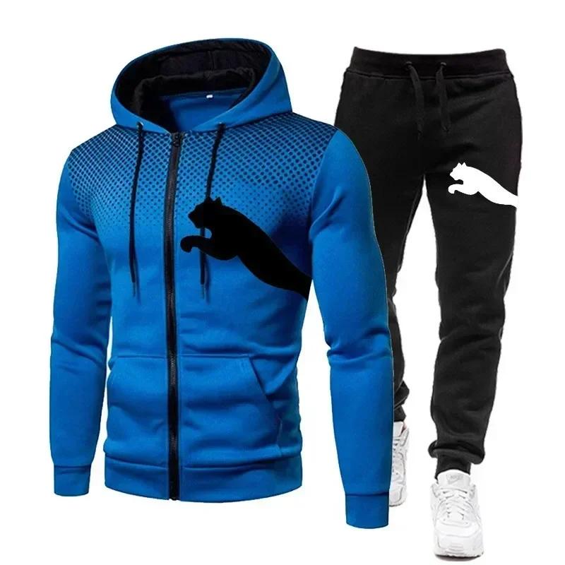Ensemble à capuche automne/hiver pour hommes, vêtements de créateur à la mode automne/hiver, ensembl